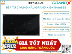 Bếp từ 2 vùng nấu Grand X GX IH668SE - Made In Malaysia